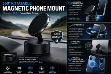 Magnetic Suction Car Phone Mount